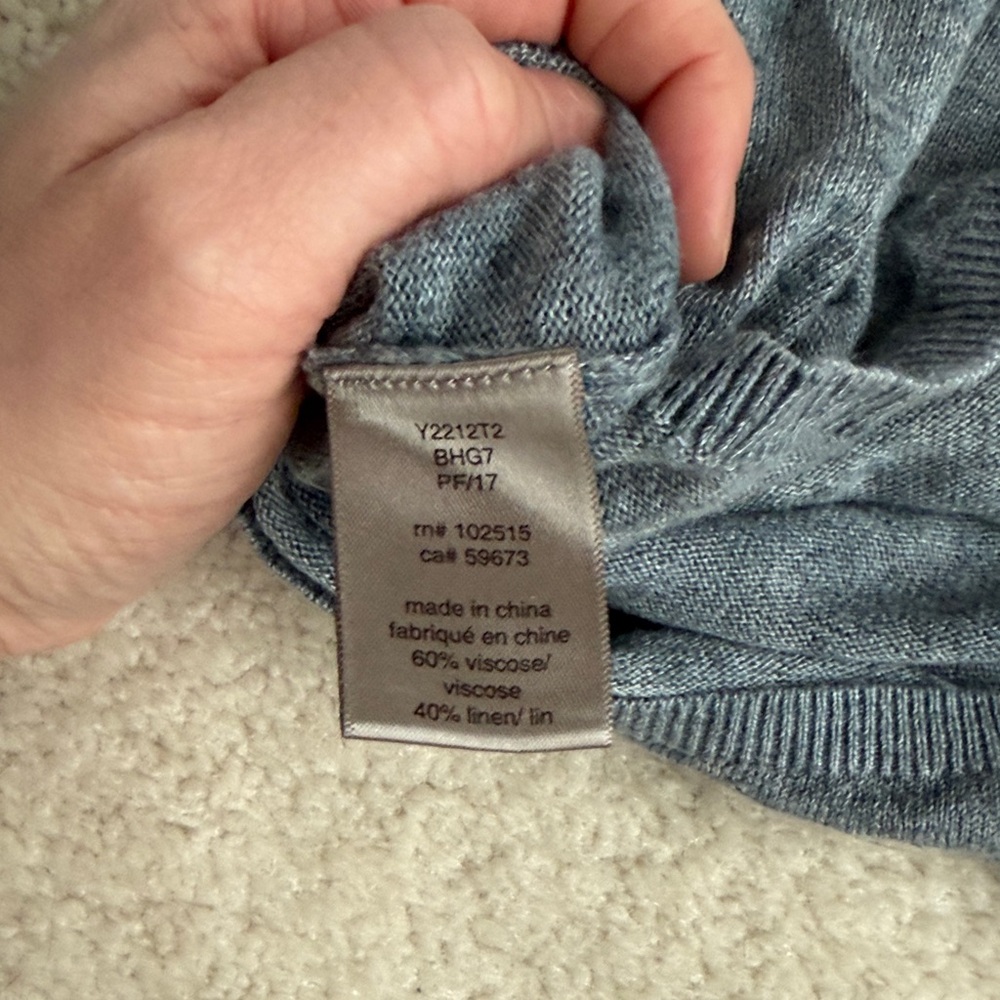 John Varvatos Gray Men's Sweater - Picture 7 of 8